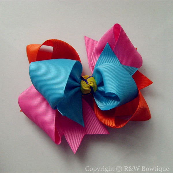 TB041 Large Twisted Boutique Hair Bow