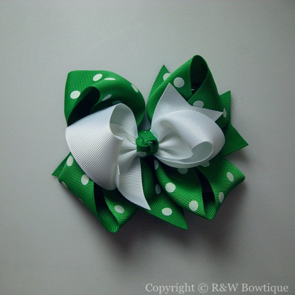 TB047 Large Twisted Boutique Hair Bow