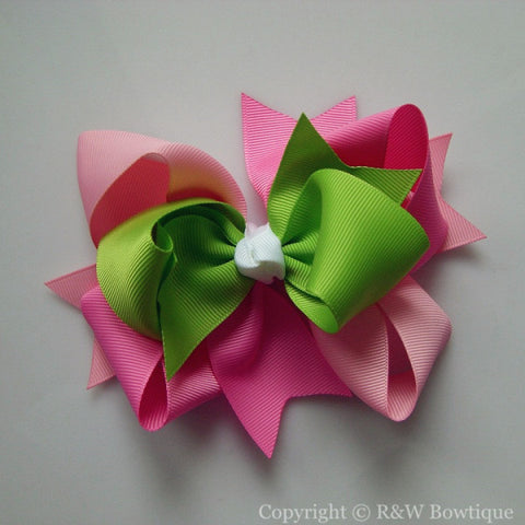 TB049 Large Twisted Boutique Hair Bow