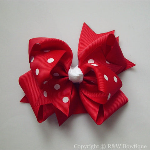TB051 Large Twisted Boutique Hair Bow