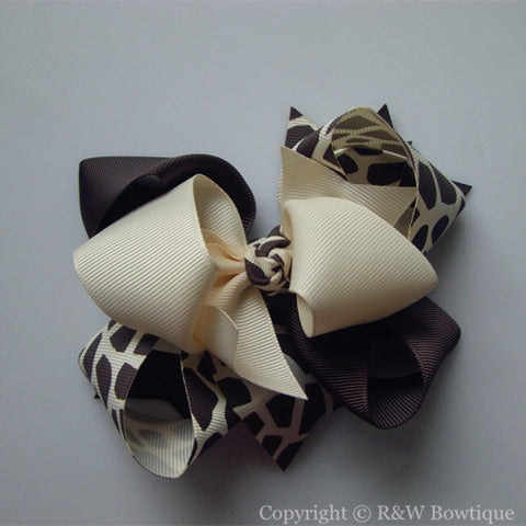 TB053 Large Twisted Boutique Hair Bow