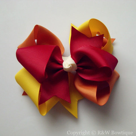 TB055 Large Twisted Boutique Hair Bow