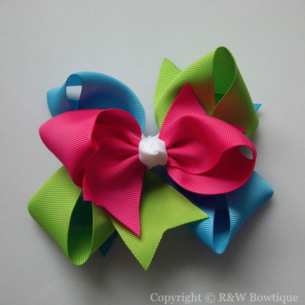 TB056 Large Twisted Boutique Hair Bow