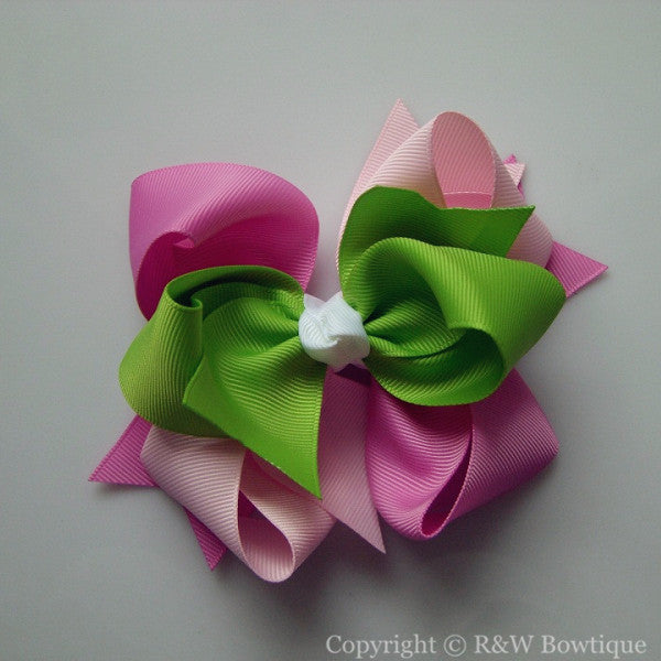 TB058 Large Twisted Boutique Hair Bow