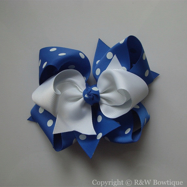 TB060 Large Twisted Boutique Hair Bow