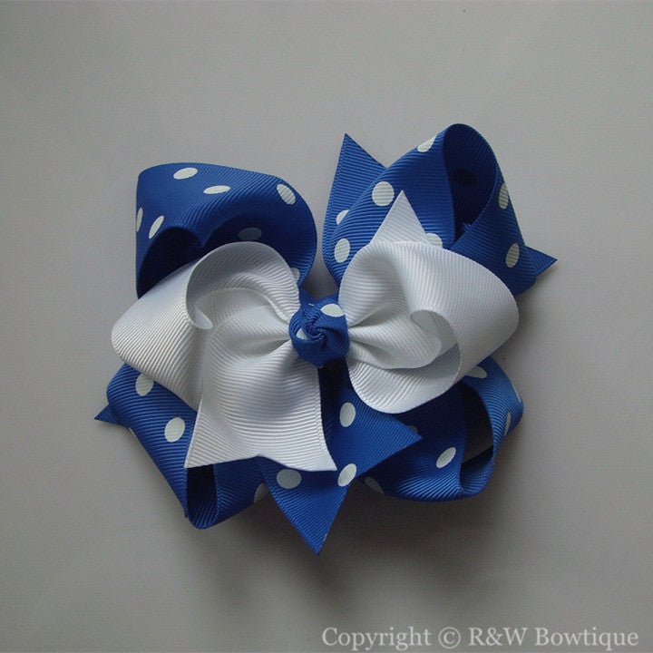 TB060 Large Twisted Boutique Hair Bow