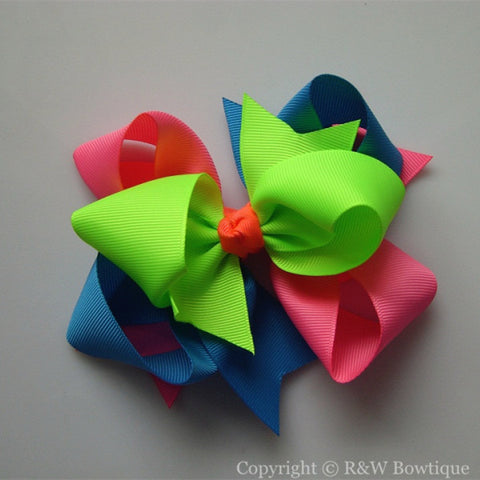 TB061 Large Twisted Boutique Hair Bow