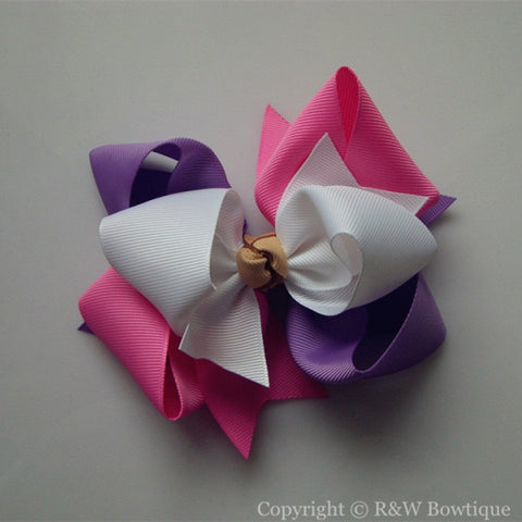 TB065 Large Twisted Boutique Hair Bow